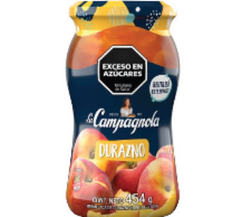 CAMPAGNOLA mermelada durazno x454g