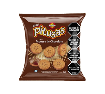 PITUSAS galletita mousse x160g