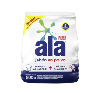 ALA jabon polvo regular x800g