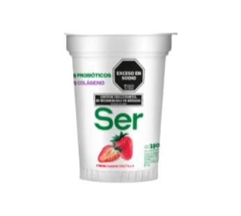 SER yogur frutilla x190g