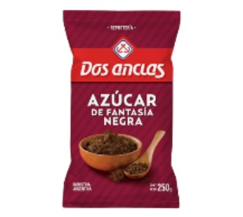 DOS ANCLAS azucar negra x250g