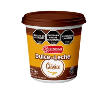 SERENISIMA dulce de leche clasico x1Kg
