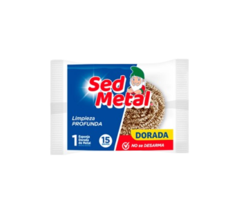SED METAL esponja dorada x15g