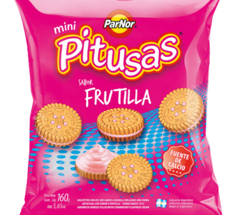 PITUSAS galletita frutilla x160g