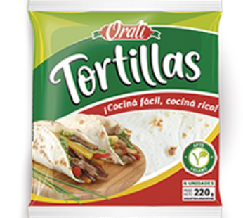 ORALI tortilla de trigo x6Un.