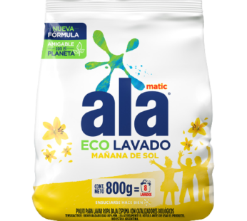 ALA jabon polvo matic sol x800g