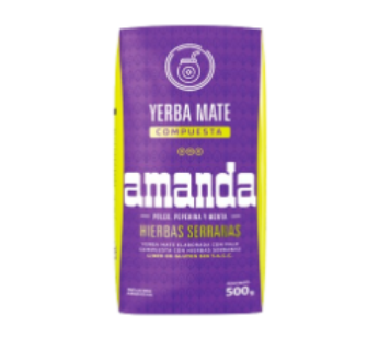 AMANDA yerba hierbas serranas x500g