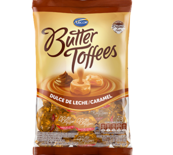 ARCOR caramelos butter toffee dulce de leche/caramelo x822g