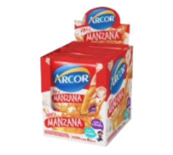 ARCOR jugo manzana x18 sobres