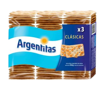 ARGENTITAS galletita crackers x306g