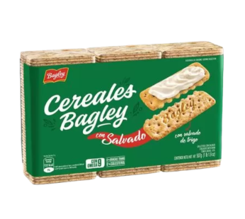 BAGLEY galletita cereal salvado x507g