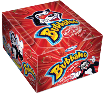 BUBBALOO chicle frutilla x60Un.