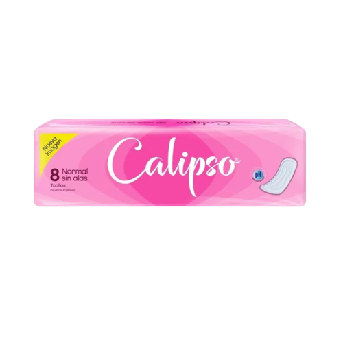 CALIPSO toalla sin alas con desodorante x8Un.
