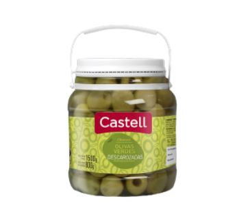 CASTELL aceituna verde descarozada x800g