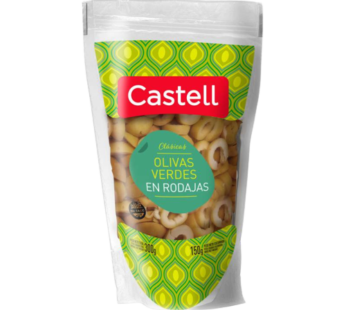 CASTELL aceituna verde rodaja x150g