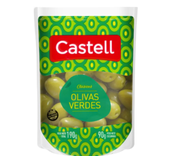 CASTELL aceituna verde doypack x100g