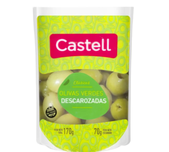 CASTELL aceituna verde descarozada x80g