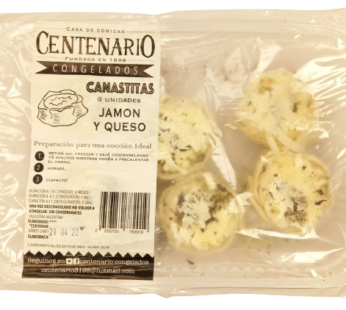 CENTENARIO canastitas jamon y queso x6Un.