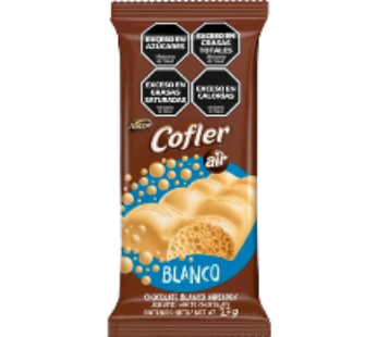 COFLER chocolate aireado blanco x100g