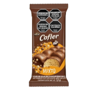 COFLER chocolate aireado bicolor x55g
