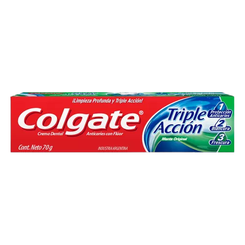 COLGATE crema dental triple accion x70g
