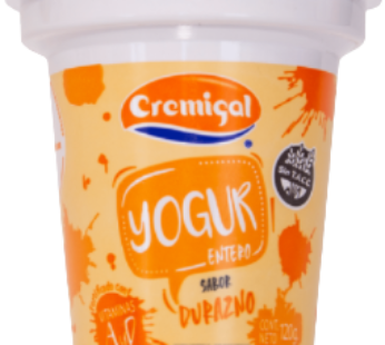 CREMIGAL yogur durazno x120g