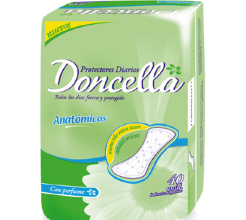 DONCELLA protector pocket anatomico con perfume x40Un.