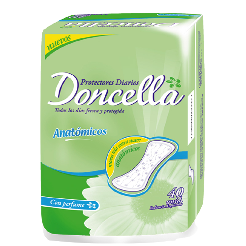 DONCELLA protector pocket anatomico con perfume x40Un.