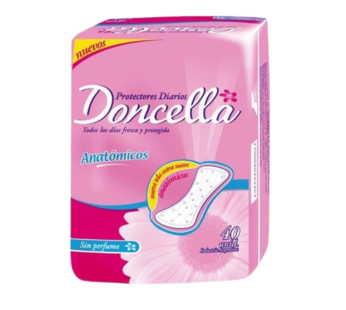 DONCELLA protector pocket anatomico sin perfume x40Un.