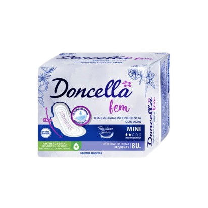 DONCELLA toalla incontinencia mini x8Un.