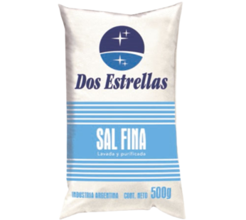 DOS ANCLAS 2 estrellas sal fina x500g