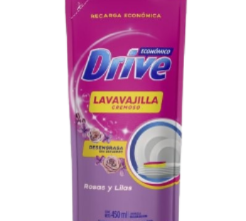 DRIVE detergente cremoso rosas y lila x450cc