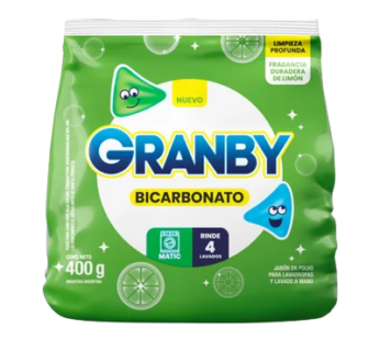 GRANBY jabon en polvo matic limon x400g