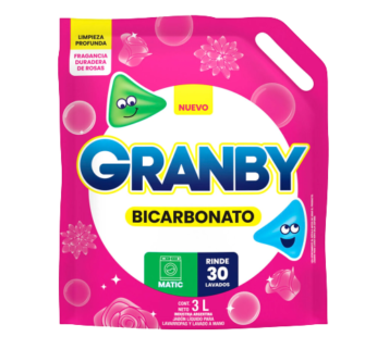 GRANBY jabon liquido rosas x3Lt