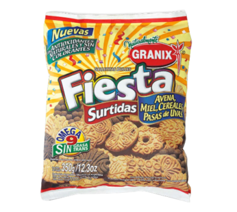 GRANIX galletita fiesta surtidas x350g