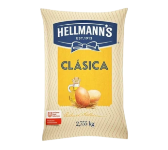 HELLMANNS mayonesa bolsa x2,75Kg