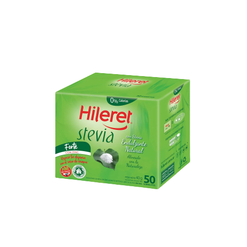 HILERET edulcorante stevia forte x50Un.