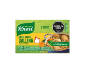 KNORR caldo gallina x2Un.