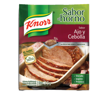 KNORR sazon carne ajo y cebolla x21g