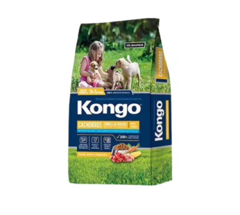 KONGO perro cachorro carne/pollo/vegetales x8kg