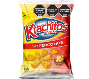 KRACHITOS conos maxi queso x50g