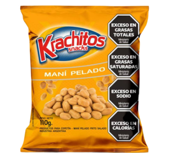 KRACHITOS mani pelado salado x110g