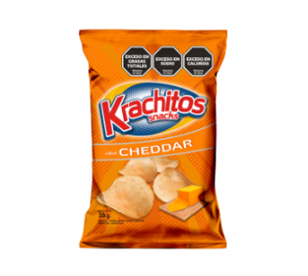 KRACHITOS papas fritas cheddar x55g