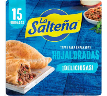 LA SALTEÑA tapas empanada hojaldre x12Un.