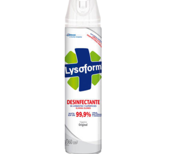 LYSOFORM desodorante aerosol clasico x380cc