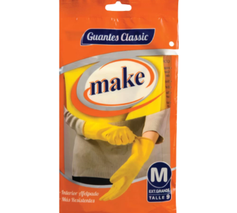 MAKE guantes afelpado mediano