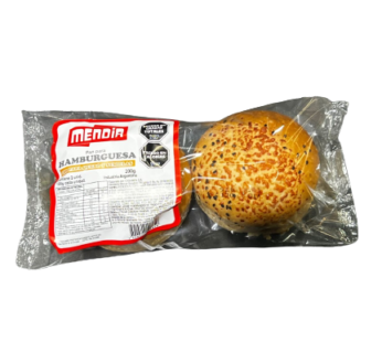 MENDIA pan hamburguesa papa con queso x2Un.