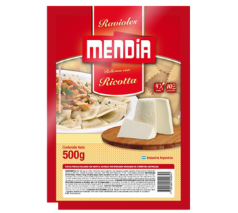 MENDIA ravioles ricotta x500g
