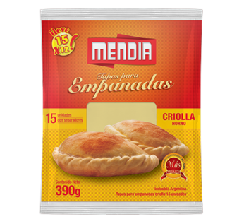 MENDIA tapas empanada horno criolla x15Un.