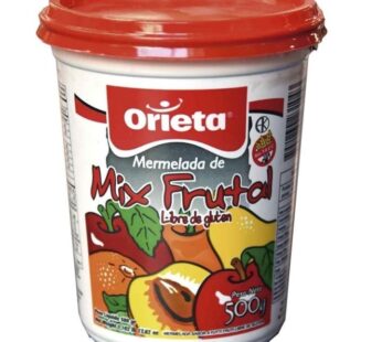 ORIETA mermelada mix frutal pote x500g